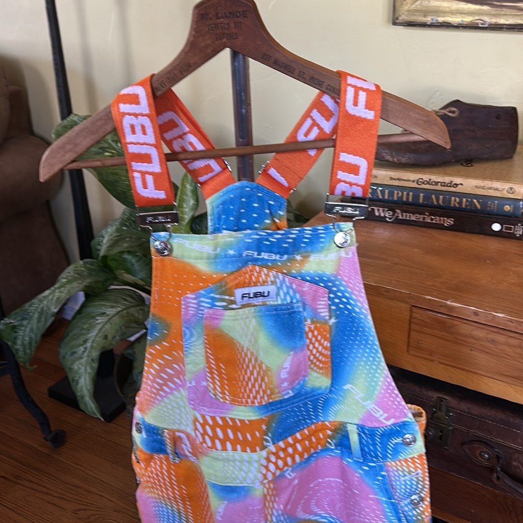 Rare Colorful Fubu Overalls